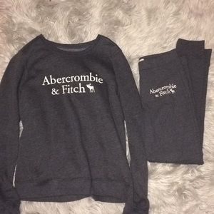 Abercrombie and Fitch Sweatshirt/Sweatpants Set